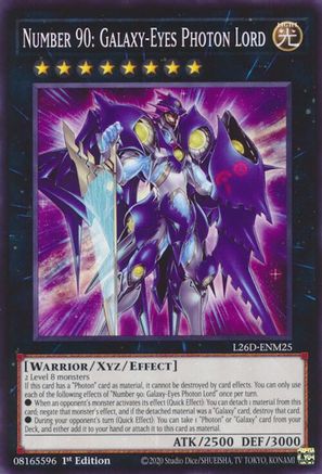 Number 90: Galaxy-Eyes Photon Lord (L26D-ENM25) - Legendary Modern Decks 2026 Common / Short Print 1st Edition