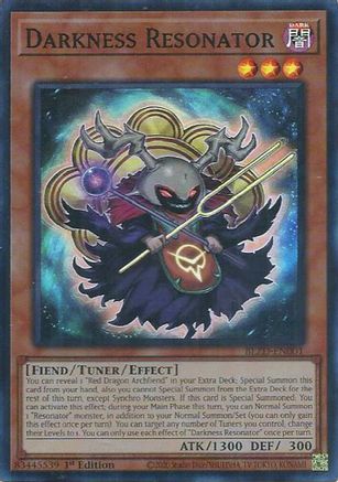 Darkness Resonator (BLZD-EN001) - Blazing Dominion Super Rare 1st Edition