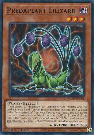 Predaplant Lilizard (BLZD-EN008) - Blazing Dominion Common / Short Print 1st Edition