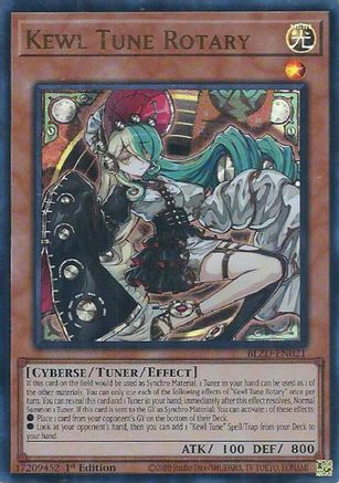 Kewl Tune Rotary (BLZD-EN021) - Blazing Dominion Ultra Rare 1st Edition