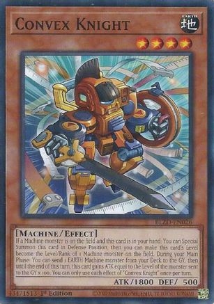 Convex Knight (BLZD-EN026) - Blazing Dominion Common / Short Print 1st Edition