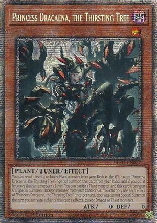 Princess Dracaena, the Thirsting Tree (Starlight Rare) (BLZD-EN027) - Blazing Dominion Starlight Rare 1st Edition