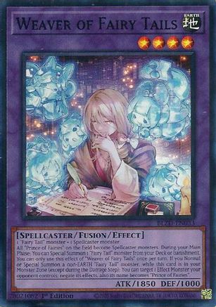 Weaver of Fairy Tails (BLZD-EN033) - Blazing Dominion Super Rare 1st Edition