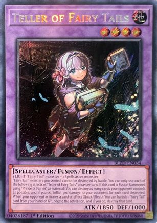 Teller of Fairy Tails (BLZD-EN034) - Blazing Dominion Secret Rare 1st Edition