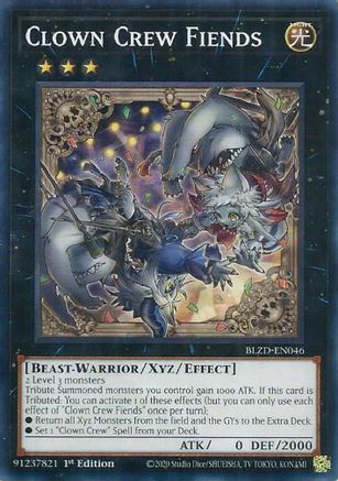 Clown Crew Fiends (BLZD-EN046) - Blazing Dominion Common / Short Print 1st Edition