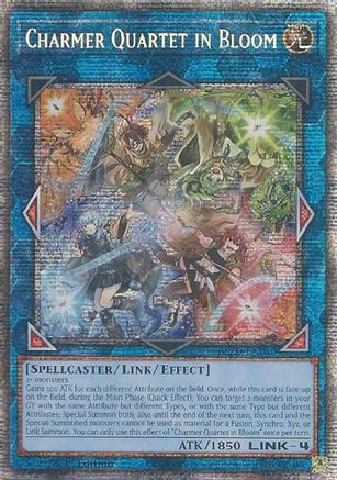 Charmer Quartet in Bloom (Starlight Rare) (BLZD-EN050) - Blazing Dominion Starlight Rare 1st Edition