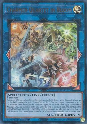 Charmer Quartet in Bloom (BLZD-EN050) - Blazing Dominion Ultra Rare 1st Edition