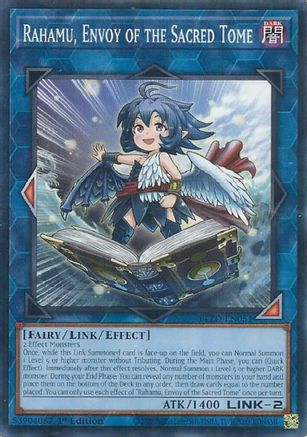 Rahamu, Envoy of the Sacred Tome (BLZD-EN051) - Blazing Dominion Common / Short Print 1st Edition