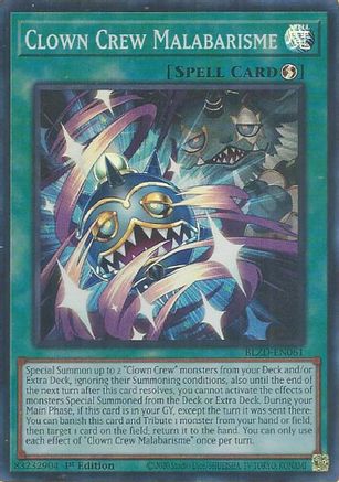 Clown Crew Malabarisme (BLZD-EN061) - Blazing Dominion Super Rare 1st Edition