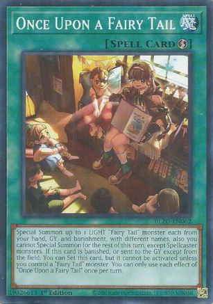 Once Upon a Fairy Tail (BLZD-EN062) - Blazing Dominion Common / Short Print 1st Edition