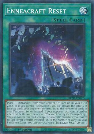 Enneacraft Reset (BLZD-EN065) - Blazing Dominion Common / Short Print 1st Edition
