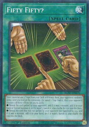 Fifty Fifty? (BLZD-EN070) - Blazing Dominion Common / Short Print 1st Edition