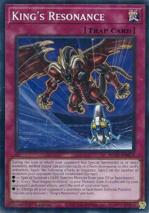 King's Resonance (BLZD-EN071) - Blazing Dominion Common / Short Print 1st Edition