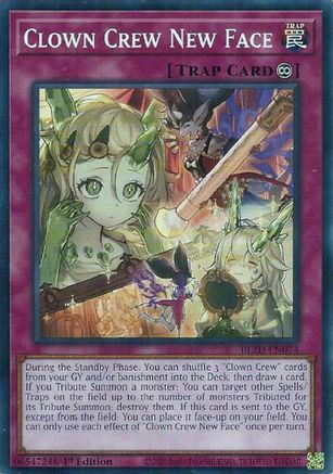 Clown Crew New Face (BLZD-EN074) - Blazing Dominion Common / Short Print 1st Edition