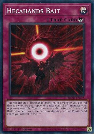 Hecahands Bait (BLZD-EN075) - Blazing Dominion Common / Short Print 1st Edition