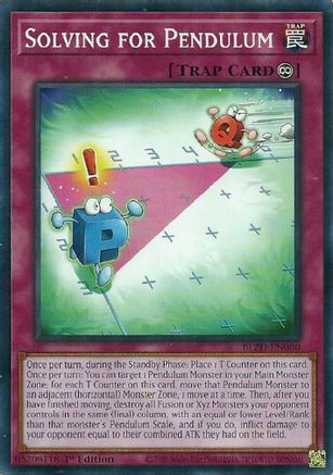 Solving for Pendulum (BLZD-EN080) - Blazing Dominion Common / Short Print 1st Edition