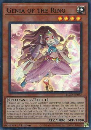 Genia of the Ring (BLZD-EN085) - Blazing Dominion Super Rare 1st Edition