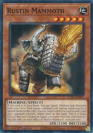 Rustin Mammoth (BLZD-EN087) - Blazing Dominion Common / Short Print 1st Edition