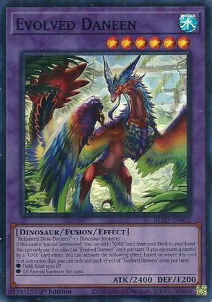 Evolved Daneen (BLZD-EN092) - Blazing Dominion Super Rare 1st Edition