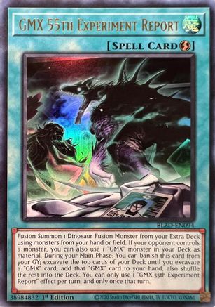 GMX 55th Experiment Report (BLZD-EN094) - Blazing Dominion Ultra Rare 1st Edition