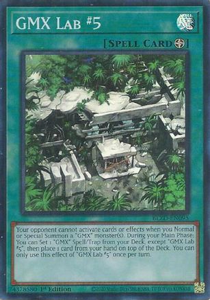 GMX Lab #5 (BLZD-EN095) - Blazing Dominion Super Rare 1st Edition