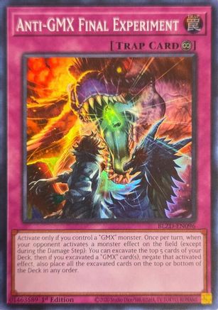 Anti-GMX Final Experiment (BLZD-EN096) - Blazing Dominion Super Rare 1st Edition
