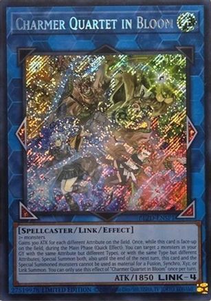 Charmer Quartet in Bloom (Secret Rare) (BLZD-ENSP1) - Blazing Dominion Secret Rare Limited