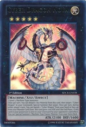 Cyber Dragon Nova (SDCR-EN038) - Structure Deck: Cyber Dragon Revolution Ultra Rare Unlimited