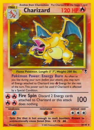 Charizard - 3/110 - Holo Rare Reverse Holo