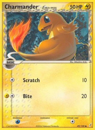Charmander (Delta Species) - 49/100 - Common Reverse Holo
