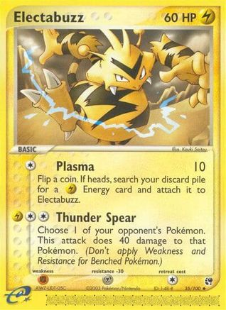 Electabuzz - 35/100 - Uncommon Reverse Holo