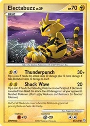 Electabuzz - 81/130 - Common Reverse Holo
