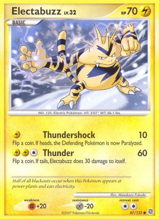 Electabuzz - 87/132 - Common Reverse Holo