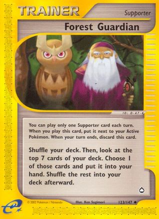 Forest Guardian - 123/147 - Uncommon Reverse Holo