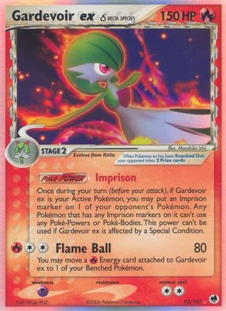 Gardevoir ex (Delta Species) - 93/101 - Ultra-Rare