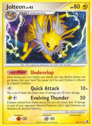 Jolteon - 26/111 - Rare Reverse Holo