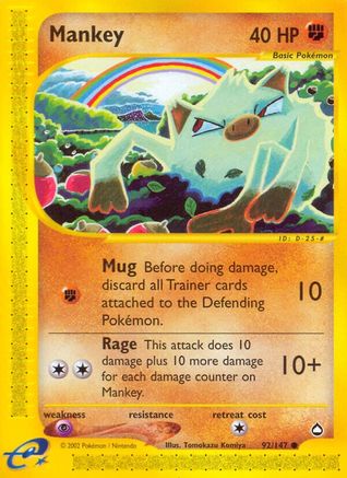 Mankey - 92/147 - Common Reverse Holo