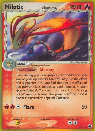 Milotic (Delta Species) - 5/101 - Holo Rare